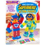 Made By Me Superhero Action Figures kit packaging