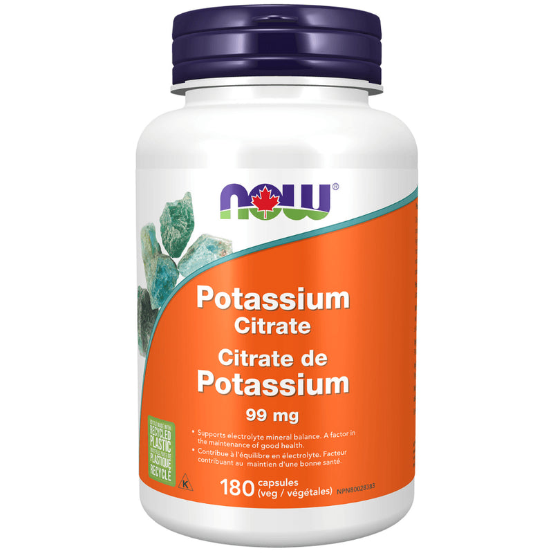 Now - Potassium Citrate 99MG 180CAP