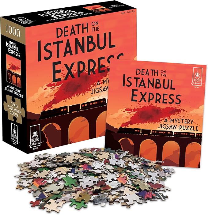 University Games - The Orient Express - Classic Mystery Jigsaw Puzzle (1000-Piece Puzzle)