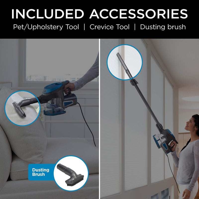 Shark Rocket Corded Stick Vacuum HV300C, Blue
