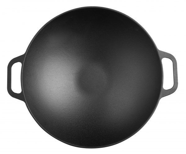 Victoria - Cast Iron Wok - 35.5 cm