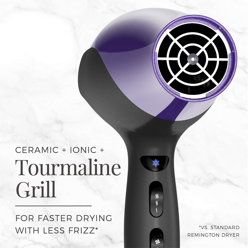 Remington Damage Protection Hair Dryer D3190DCDN, Purple