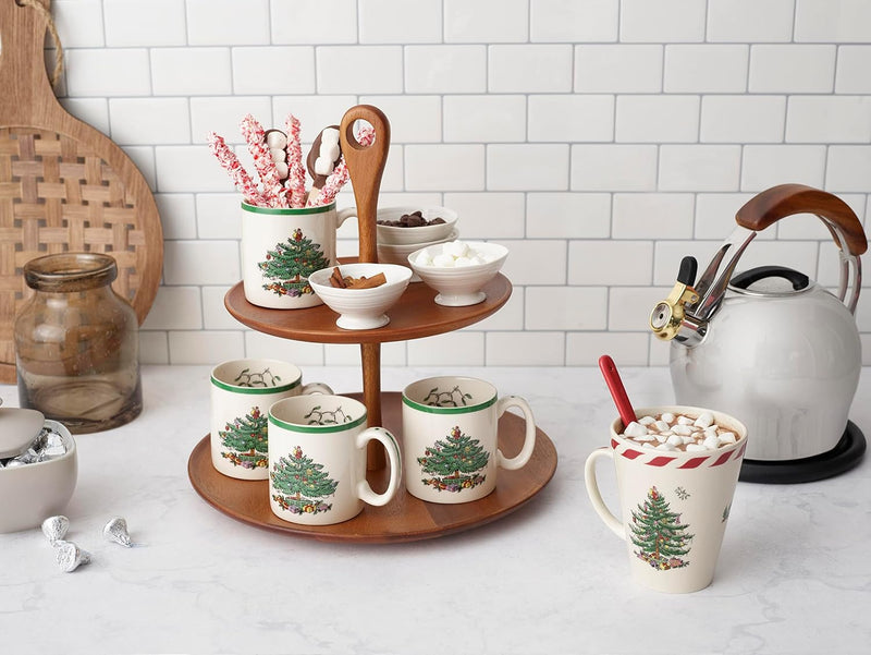Spode - !XMAS TREE MUG 9oz Set of 4