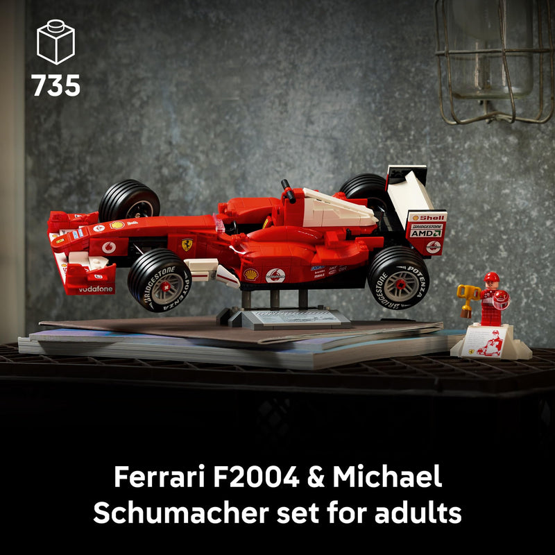 LEGO Icons Ferrari F2004 & Michael Schumacher 11375