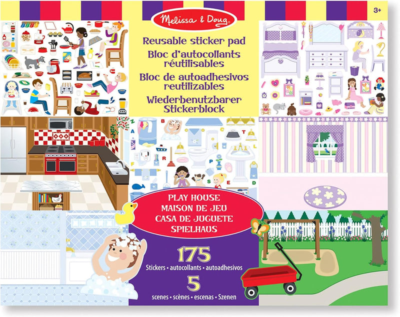 Melissa & Doug - Reusable Sticker Pad - Play House!