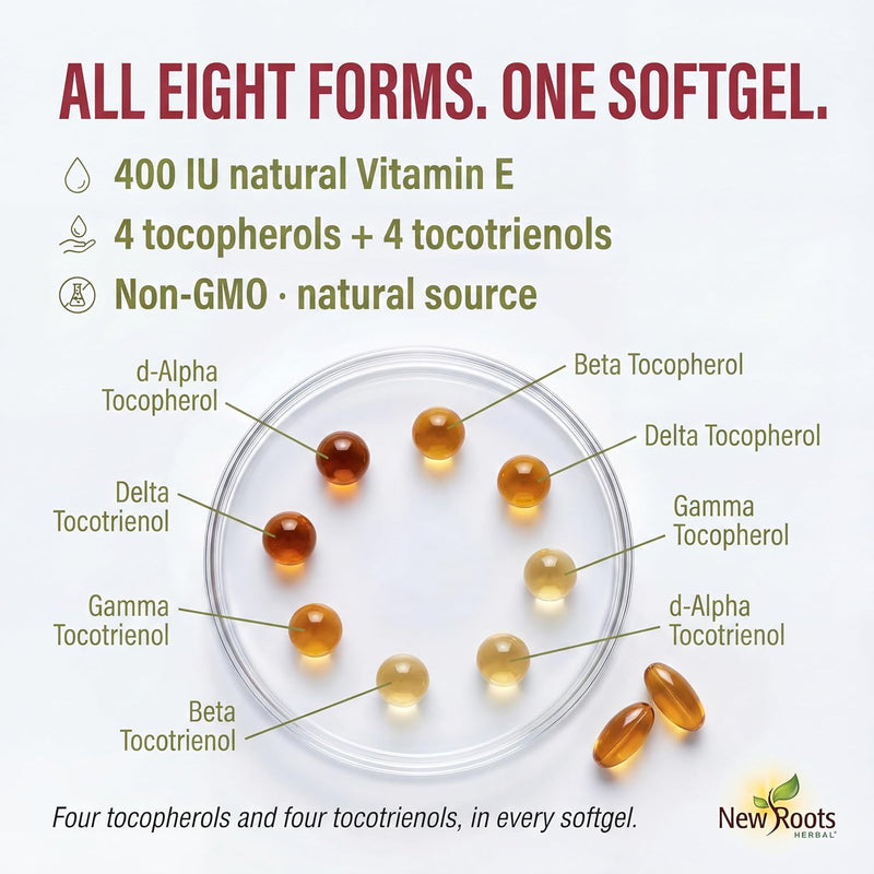 New Roots Herbal - Vitamin E 400 IU - 120 Softgels
