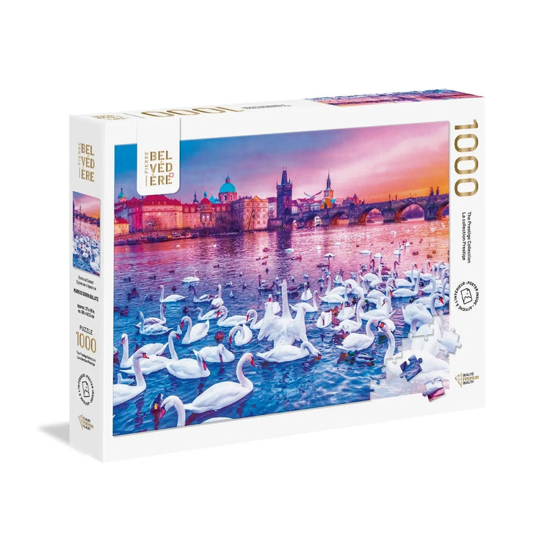 PZ1000: SWANS AT SUNSET