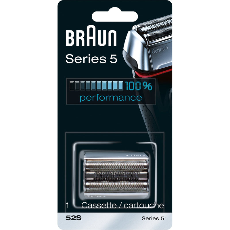 Braun Series 5 52S Replacement Shaver Head, Silver