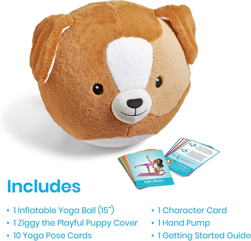 Hand 2 Mind - BUBBLEPLUSH YOGA BALL BUDDY PUPPY