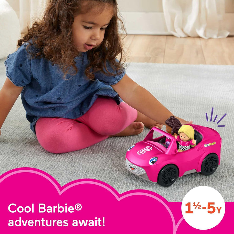 Fisher-Price Little People - Barbie Toddler Toy Car Convertible & 2 Figures