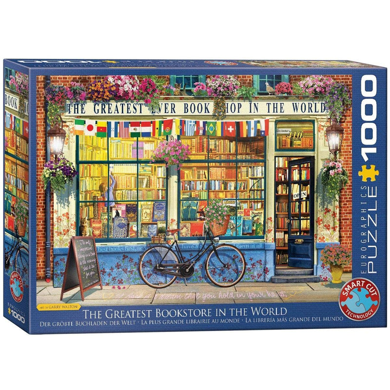 Eurographics - The Greatest Bookstorein The World By Garry Walton (1000-Piece Puzzle)