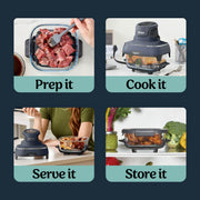 Ninja – Crispi FN101CGY Portable Glass Air Fryer – Cyberspace – product image 8