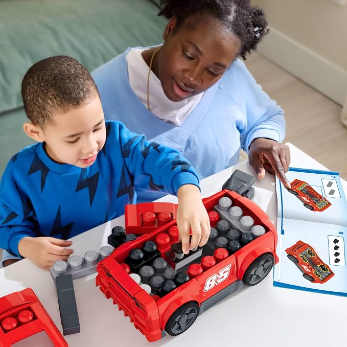 MEGA - MEGA BLOKS - BUILD & GO RACE CAR