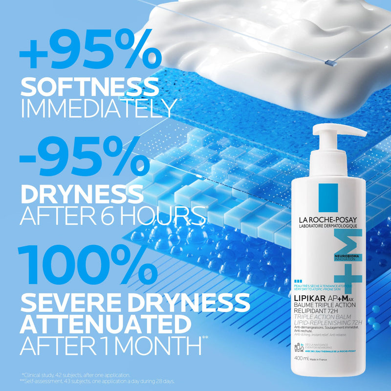 La Roche-Posay - Lipikar Baume AP+Max - 400 mL