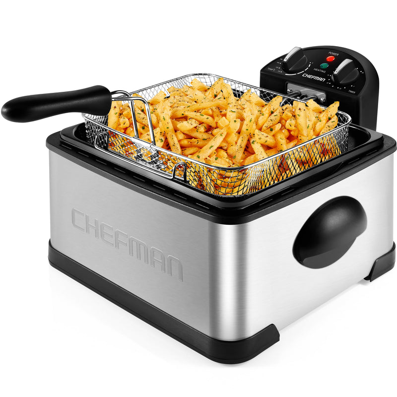Chefman RJ07-45-SS 4.5 qt (4.3 L) Deep Fryer