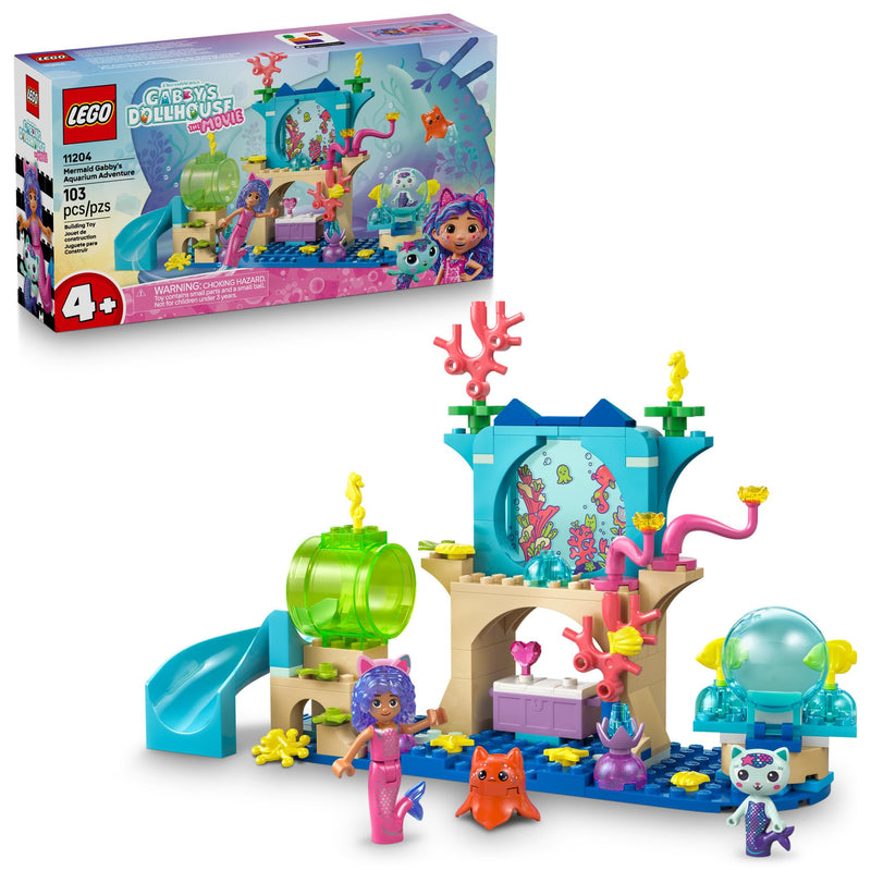 LEGO Gabby's Dollhouse Mermaid Gabby's Aquarium Adventure 11204