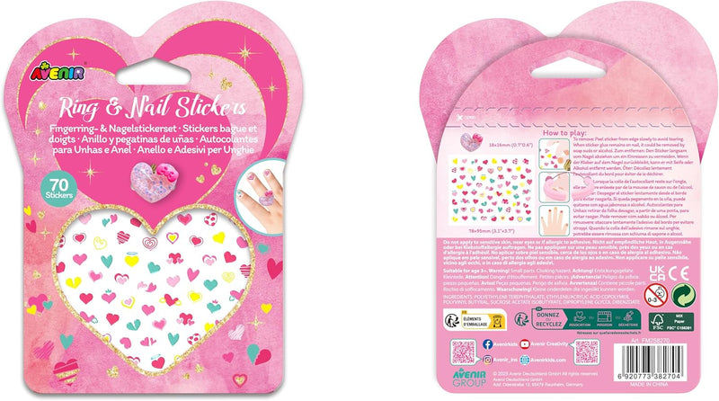 Avenir - Autocollants ongles et bagues Fancy Me