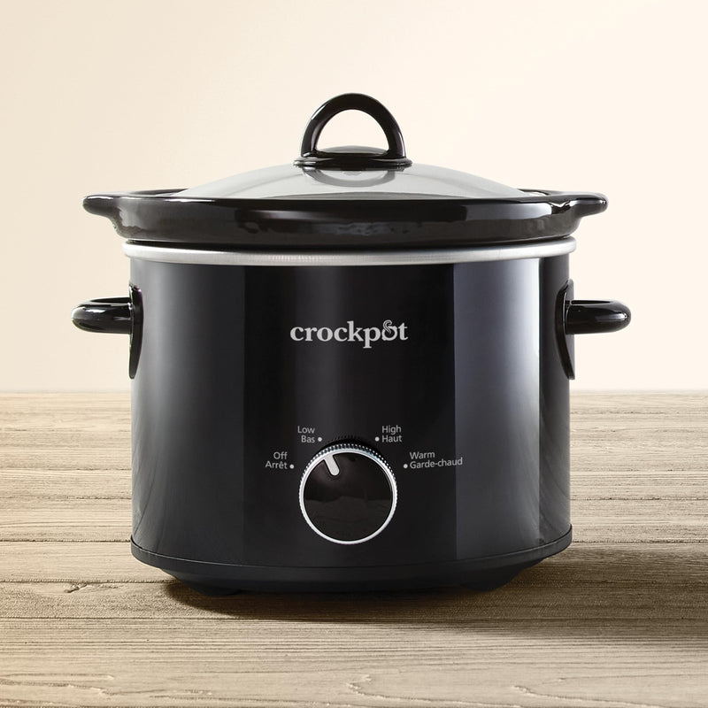 Crock-Pot Classic 2166069 2 qt Slow Cooker, Black