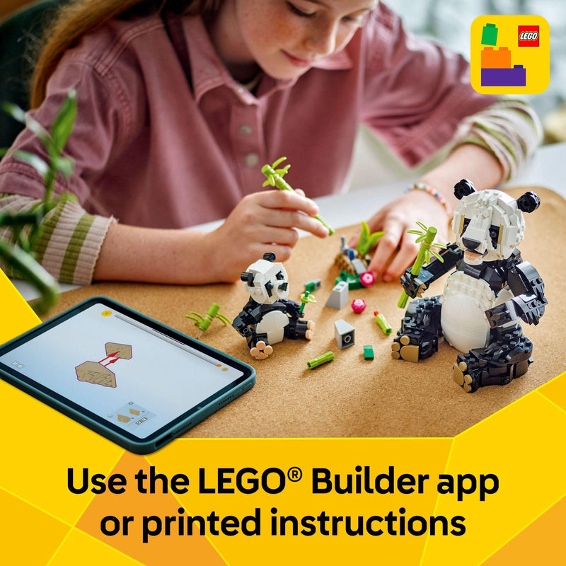 LEGO Creator 3 in 1 Wild Animals Panda Family 31165