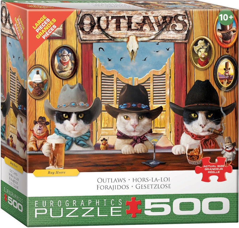 Eurographics - 500 Piece Jigsaw Puzzle - Outlaws