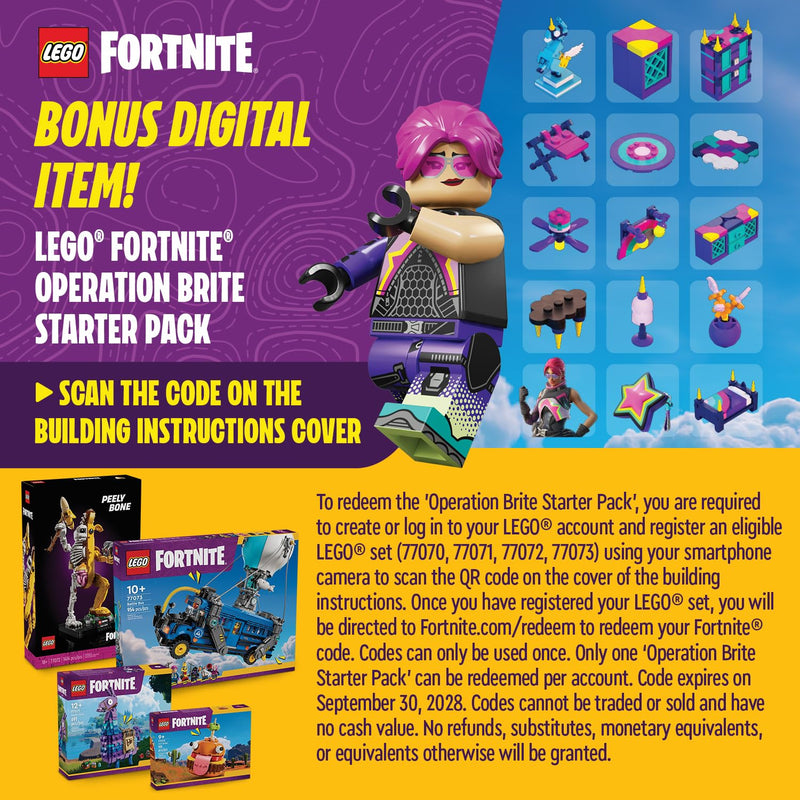 LEGO Fortnite Battle Bus 77073
