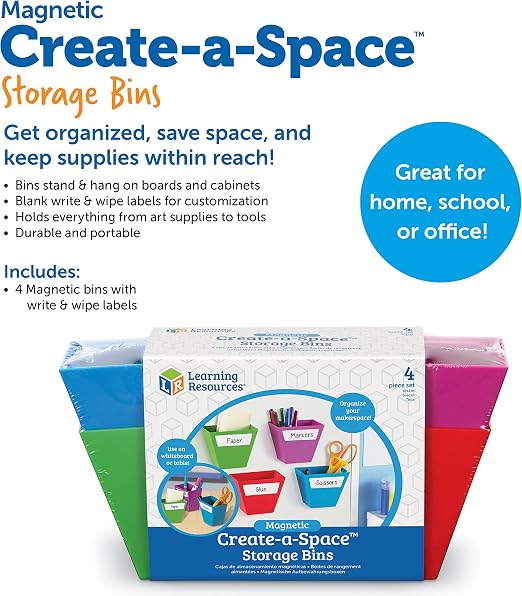 Learning Resources - Create A Space Storage Bins
