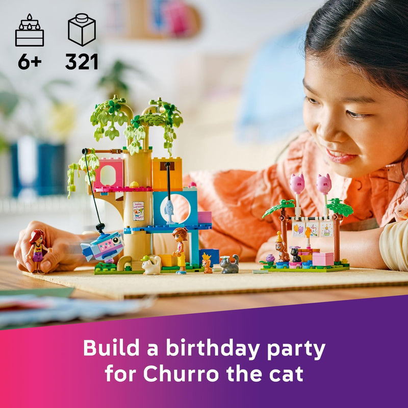 LEGO Friends Cat Birthday Party & Tree House 42666