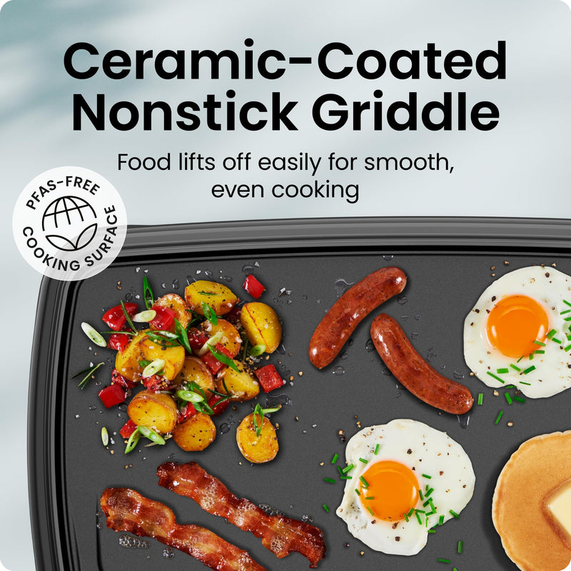 Chefman RJ23-LG-V3 XL Electric Griddle, 10 × 20 in