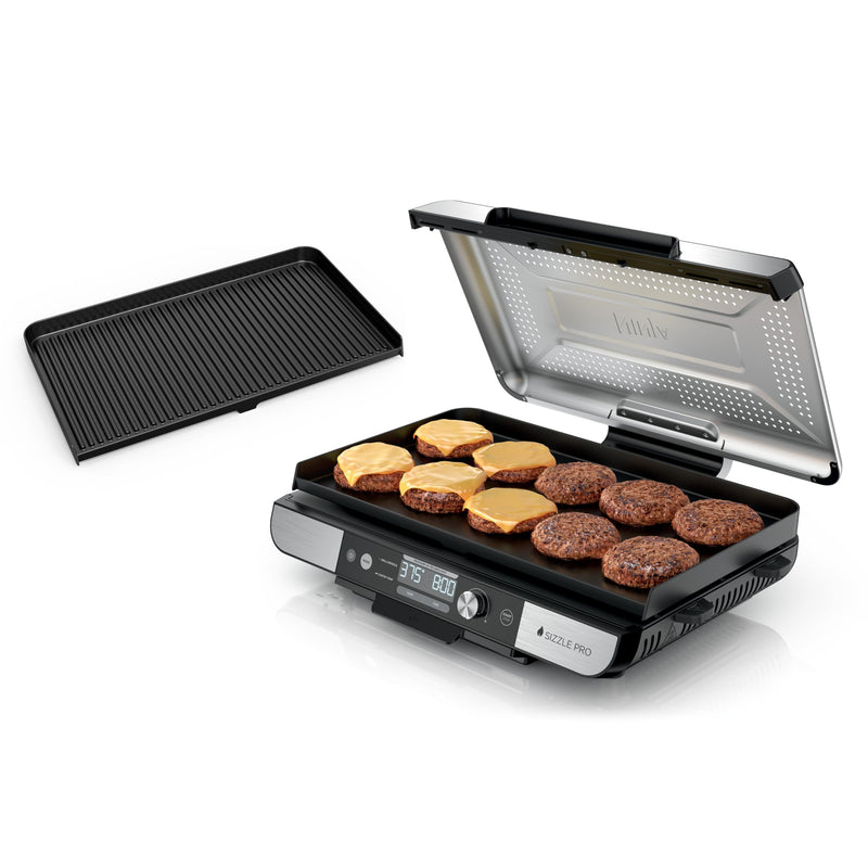 Ninja Sizzle Pro XL Indoor Griddle & Grill GX101C, 20 in.