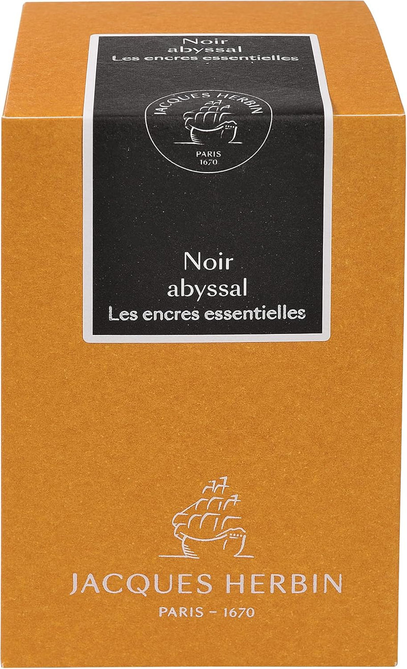 Jacques Herbin - Ink Bottle Abyssal Black  | 50 mL