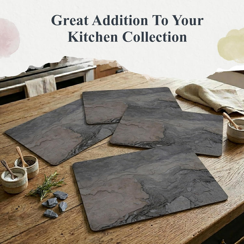 Pimpernel - Midnight Slate Place Mats (Set of 4)