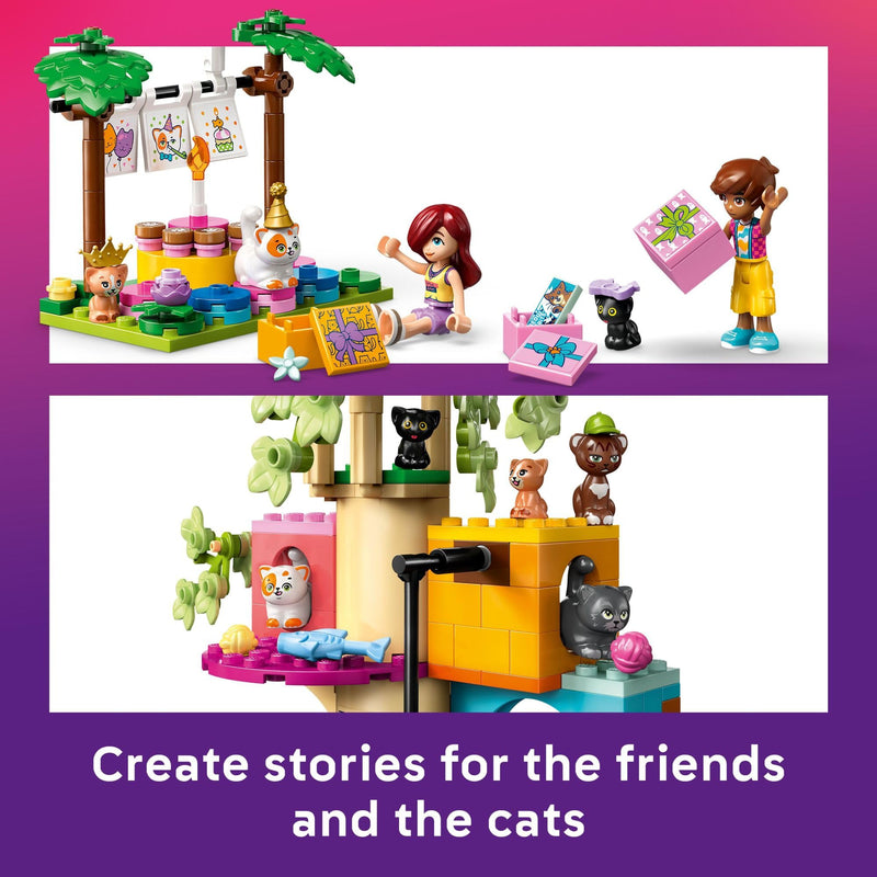 LEGO Friends Cat Birthday Party & Tree House 42666