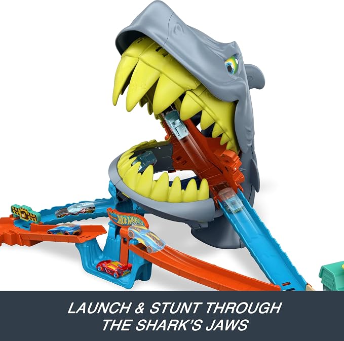 Hot Wheels - CITY SHARK BEACH BATTLE PLAYSET