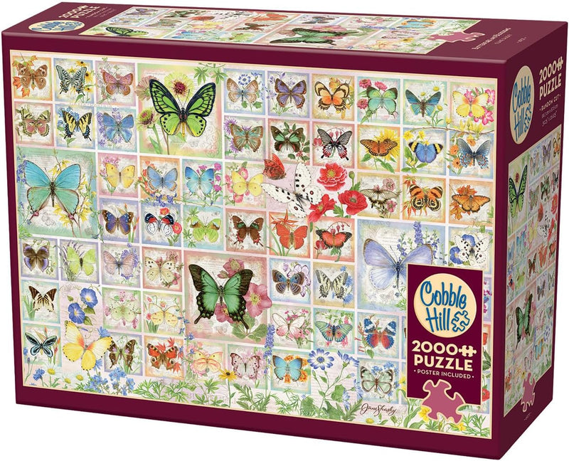 Cobble Hill - Butterflies and Blossoms (2000 Pc Puzzle) (Old Version)