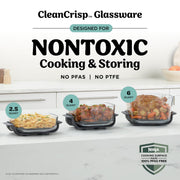 Ninja – Crispi Pro AS101CCY Glass Air Fryer – Cyberspace – product image 6