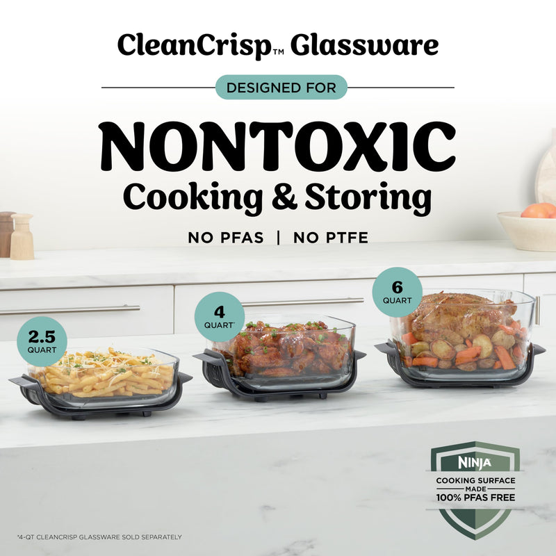 Ninja – Crispi Pro AS101CCY Glass Air Fryer – Cyberspace – product image 6