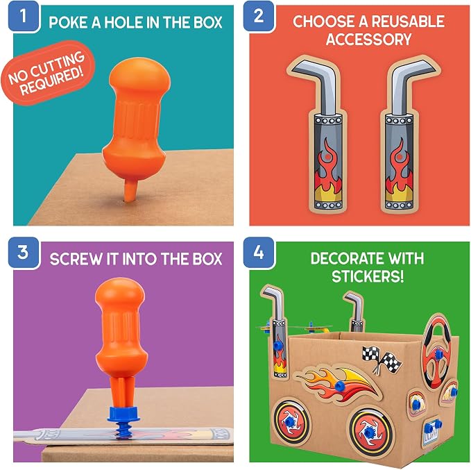 Educational Insights - BOXINEERS CARDBOARD-VEHICLES
