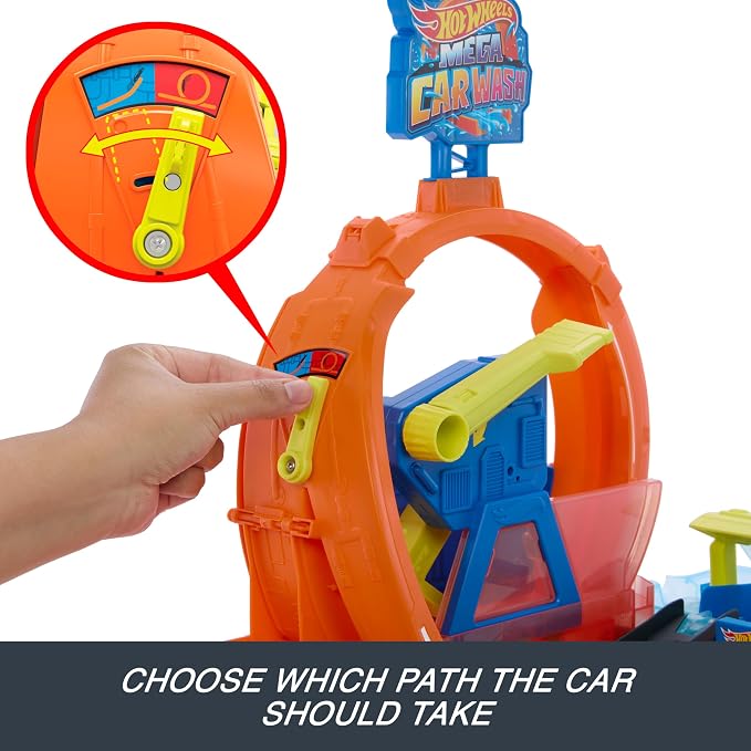 Hot Wheels - CITY MEGA CARWASH PLAYSET