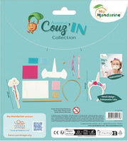 My Mandarine Sew-Your-Own Unicorn Disguise Kit – package back showing contents and dimensions