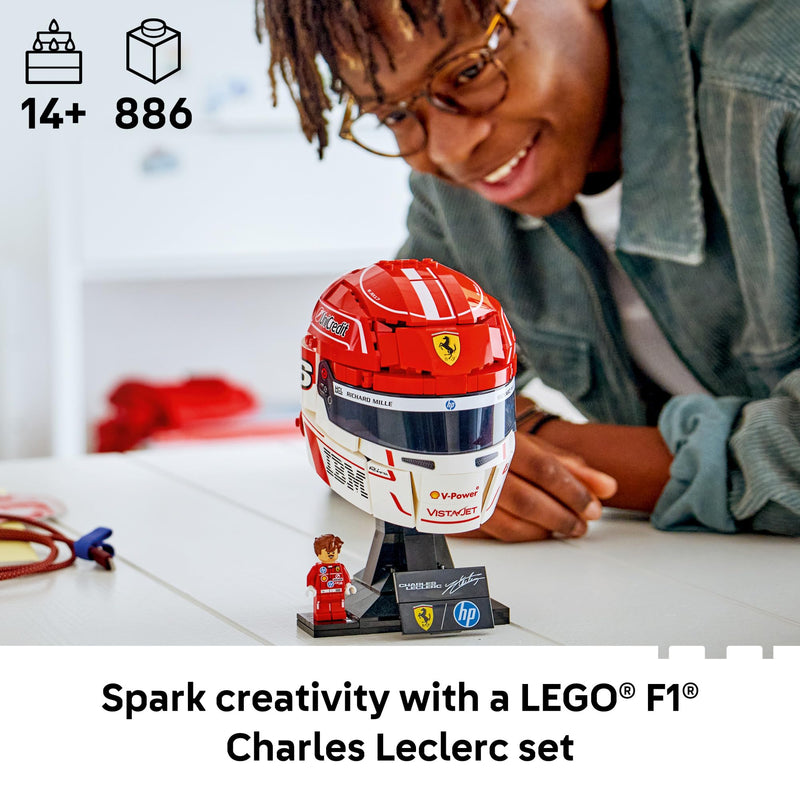 LEGO Editions Scuderia Ferrari HP Charles Leclerc Helmet 43014