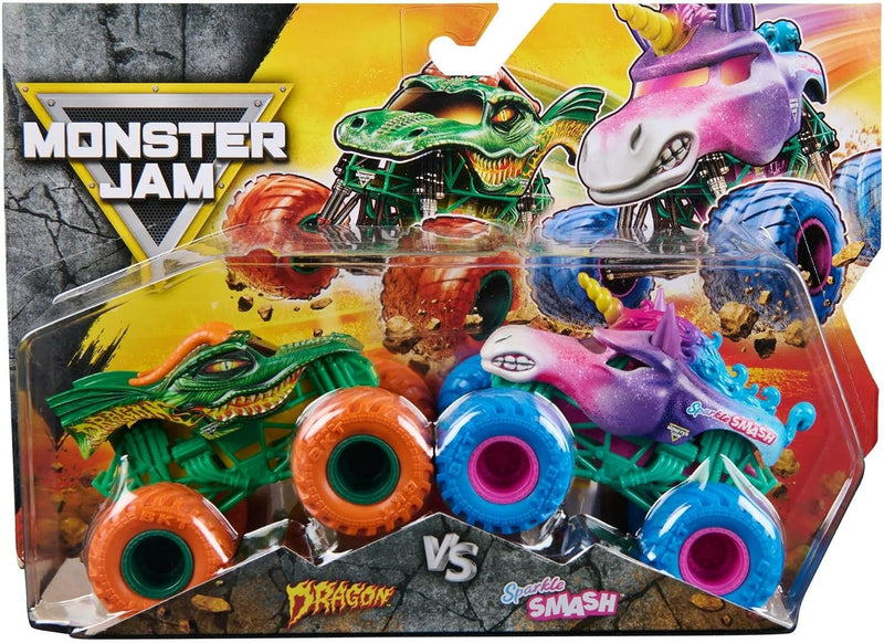 Monster Jam - Official 1:64 Scale Diecast Truck 2-Pack Series 33