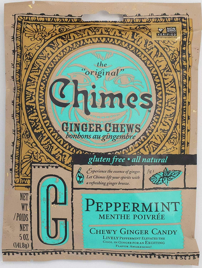 Chimes - Ginger Chews Peppermint - 141.80 g - Limolin 