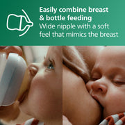 Philips - Avent - Natural Response Glass Bottles SCY913/03 (3-Pack) | 8 fl oz / 240 mL