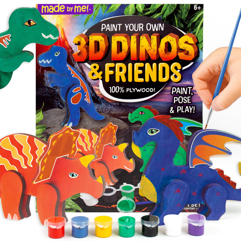 Made By Me 3D Dino & Friends Painting Kit