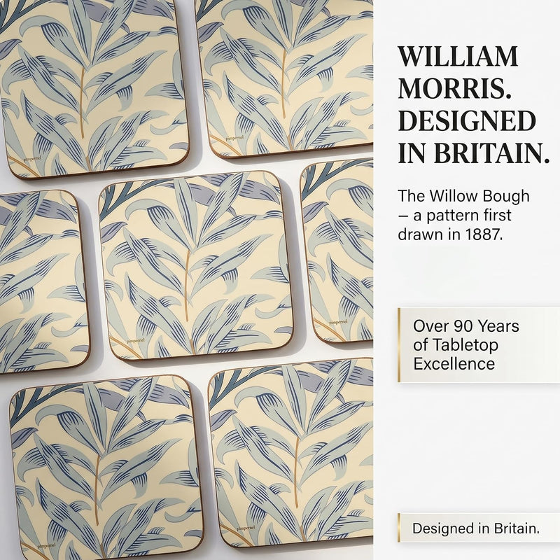 Pimpernel - Willow Bough Blue Coasters (Set of 6)