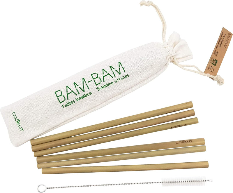 David Shaw - ORGANIC BAMBOO STRAWS SET/7 CDU/20