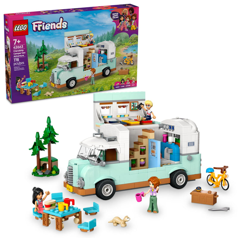 LEGO Friends Friendship Camper Van Adventure 42663