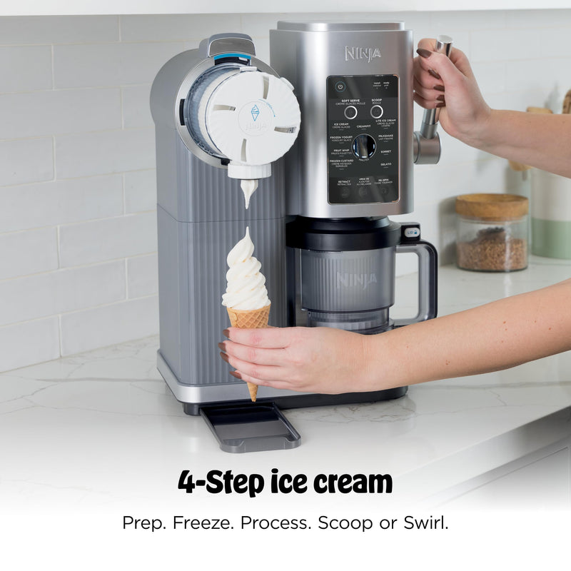 Ninja CREAMi Swirl Ice Cream & Soft Serve Maker NC701C