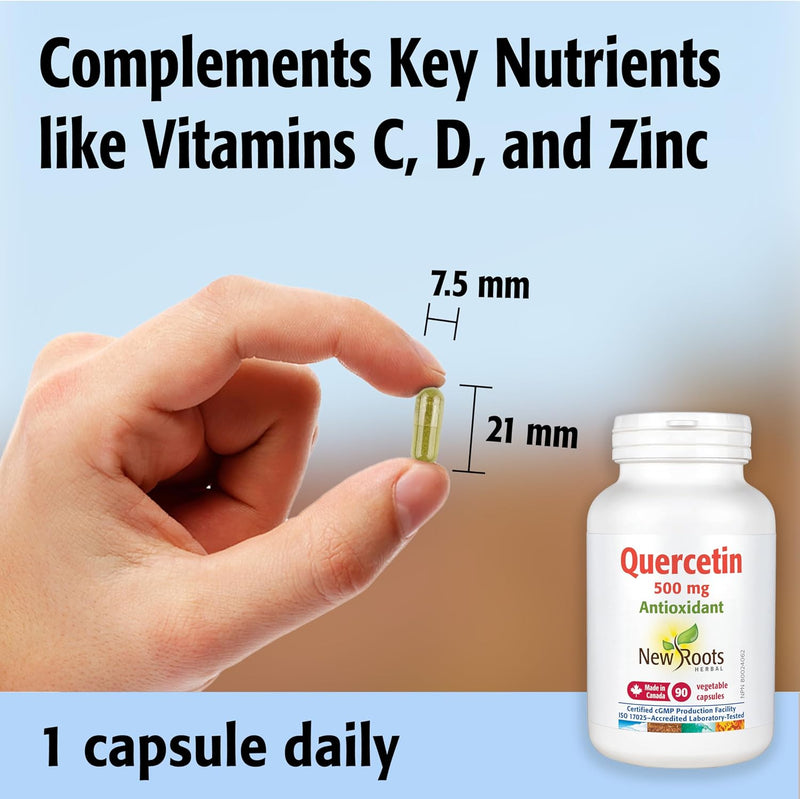New Roots Herbal - Quercetin Bioflavonoid Complex 250MG of Quercetin - 90 Capsules