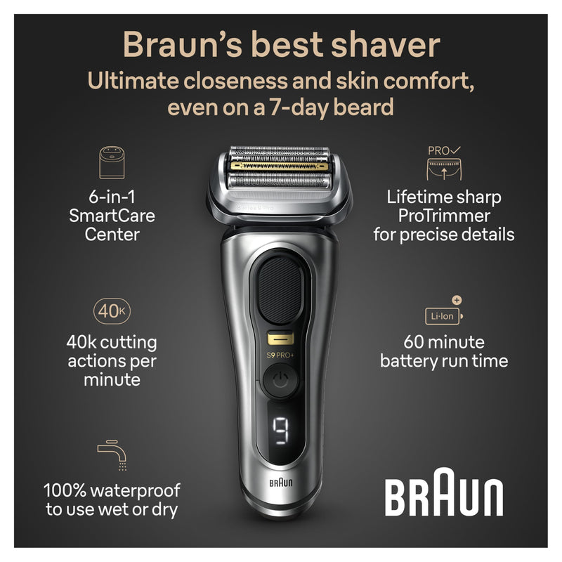 Braun Series 9 Pro+ 9567cc Foil Shaver with SmartCare Center